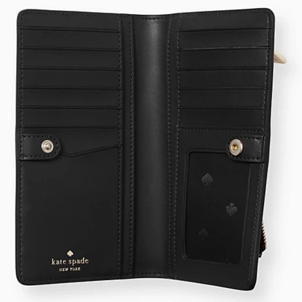 NWT Kate Spade Staci Colorblock Slim Bifold Wallet - Picture 3 of 10
